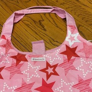 American Girl Pink and Red Starry Tote